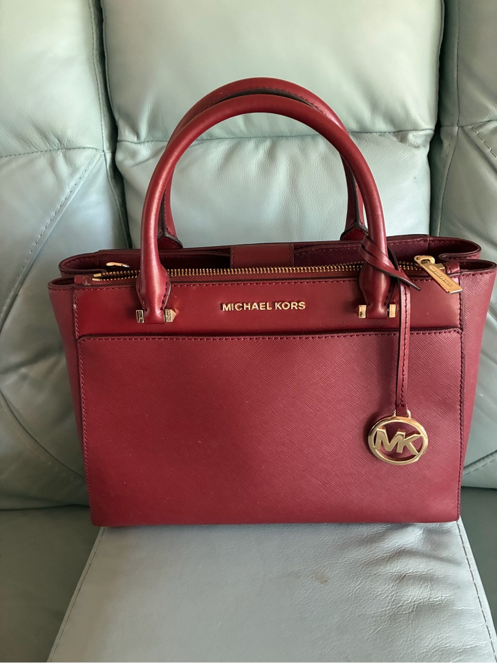 Michael Kors, large burgundy, Satchel purse